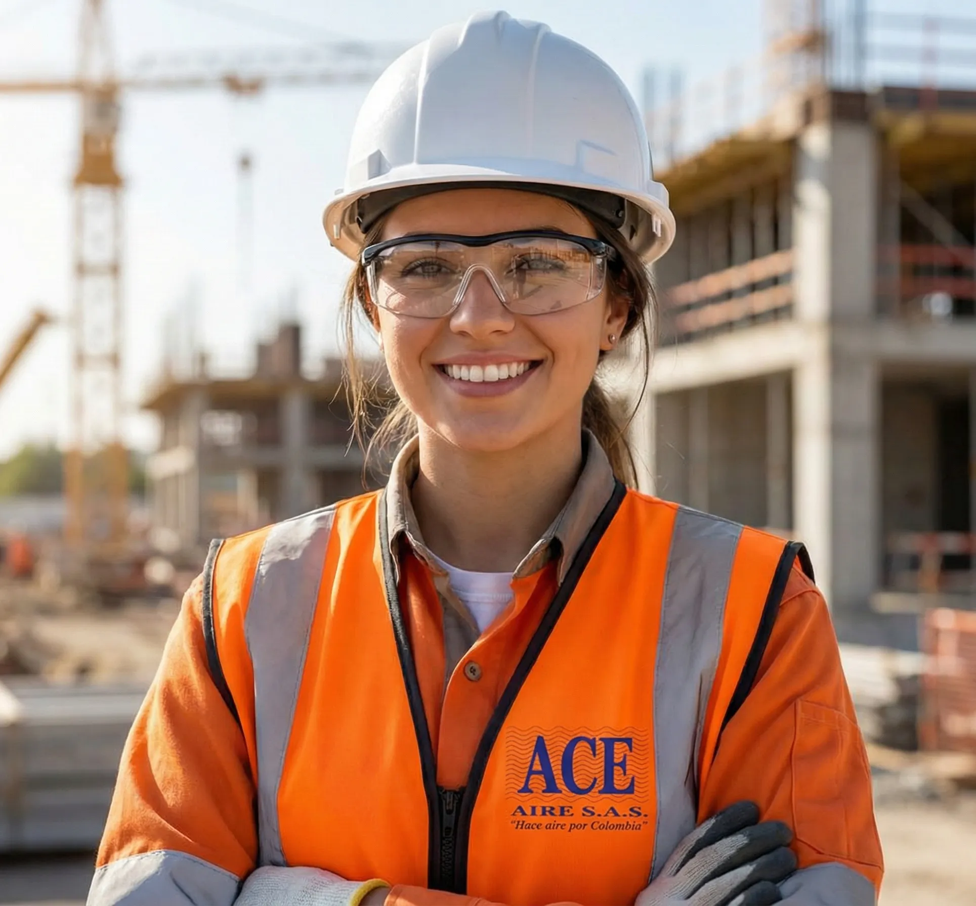 Equipo de ingeniería ACE AIRE en acción